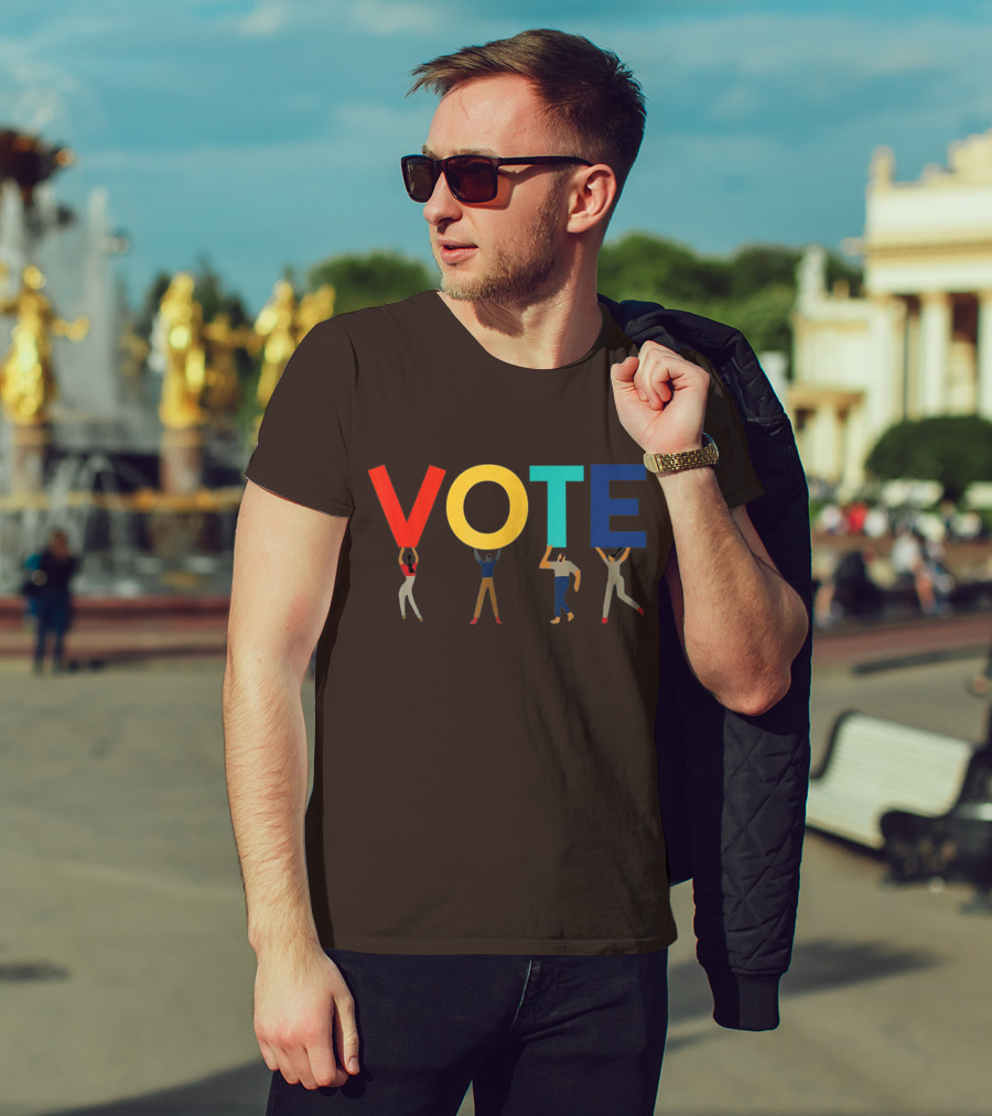 VOTE Patriotic United Colors Representation T-Shirt