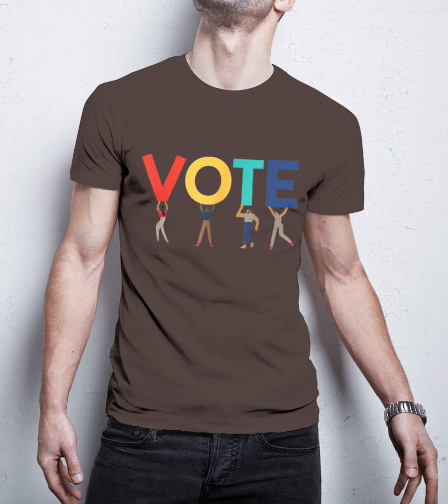 VOTE Patriotic United Colors Representation T-Shirt