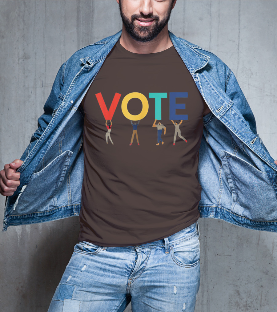 VOTE Patriotic United Colors Representation T-Shirt