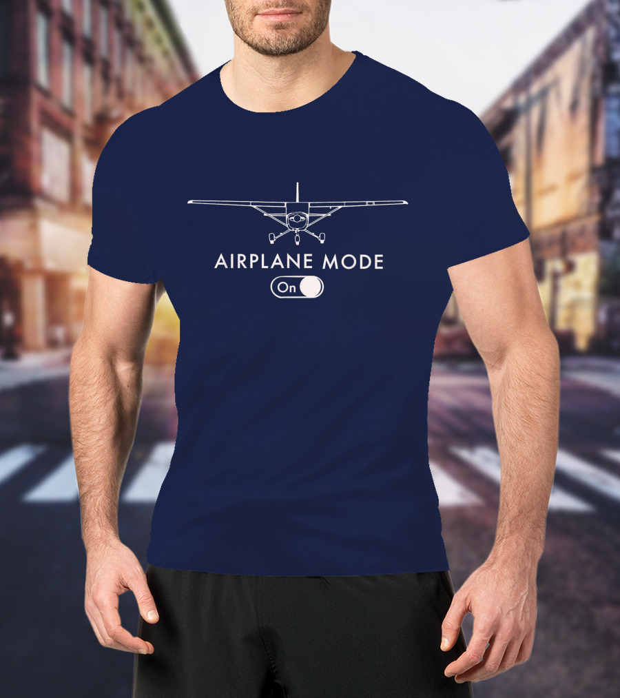 Airplane Mode On C172 Pilot Flying T-Shirt