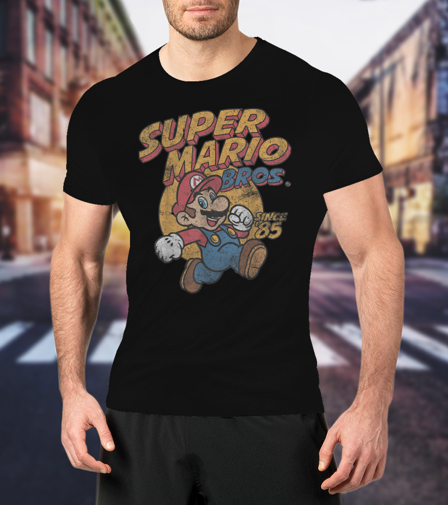 Super Mario Bros Since '85 Retro Gaming T-Shirt