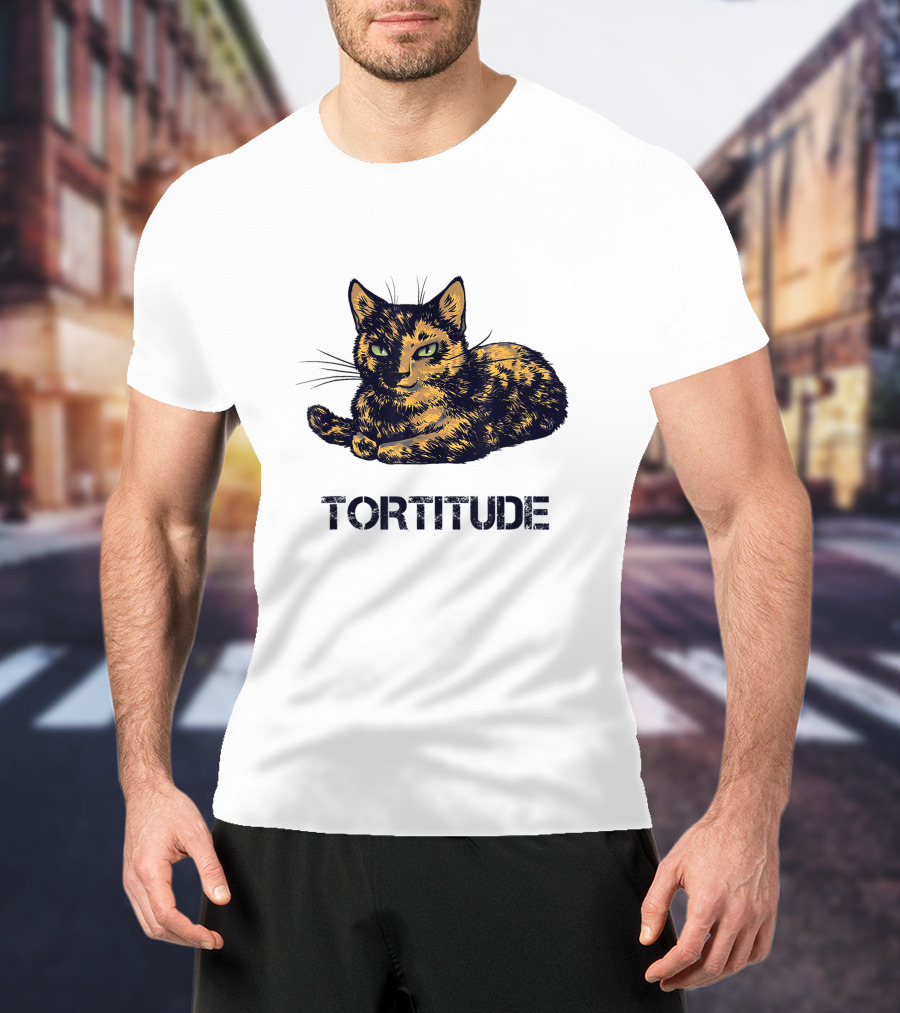 Tortitude Feisty Tortoiseshell Kitty Torties T-Shirt