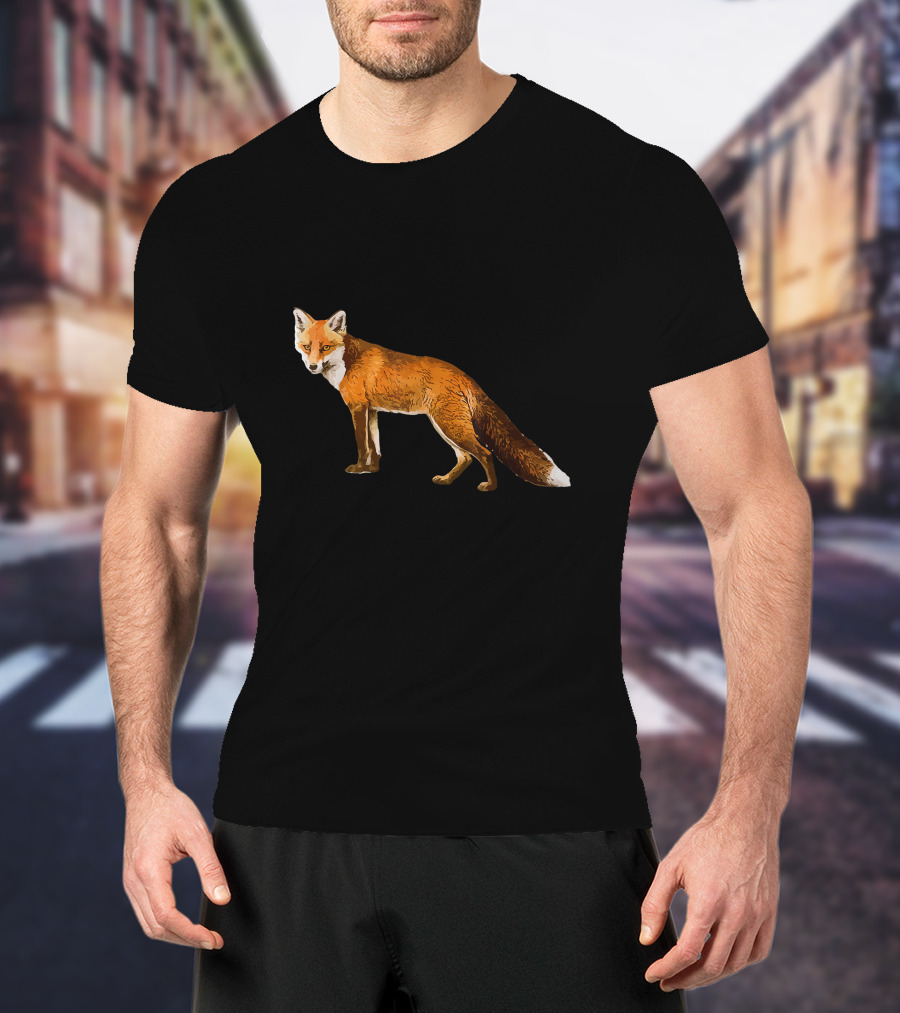 Wild Fantastic Fox Realistic Wildlife Forest Creature T-Shirt