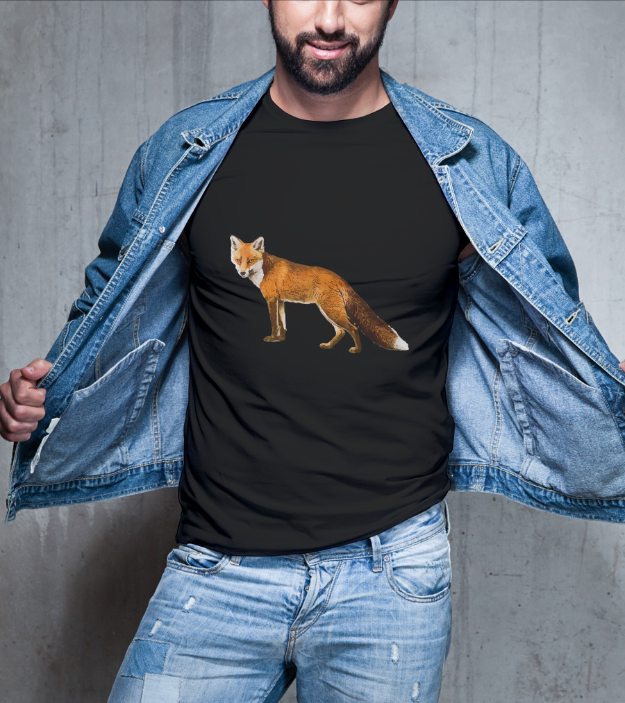 Wild Fantastic Fox Realistic Wildlife Forest Creature T-Shirt