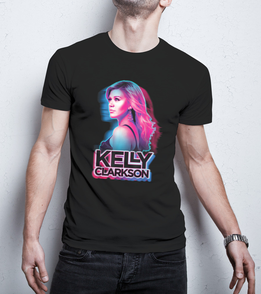 KELLY CLARKSON Retro Neon T-Shirt