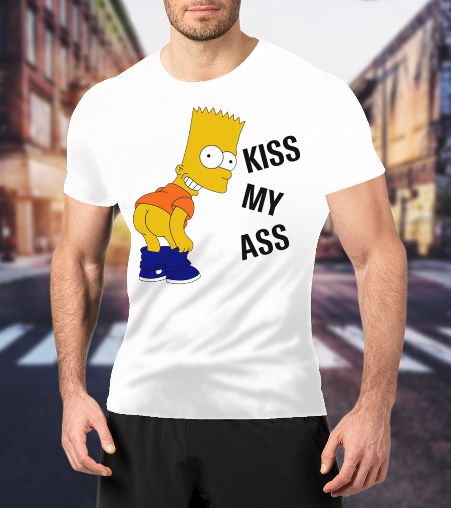 Bart Simpson Kiss My Ass T-Shirt