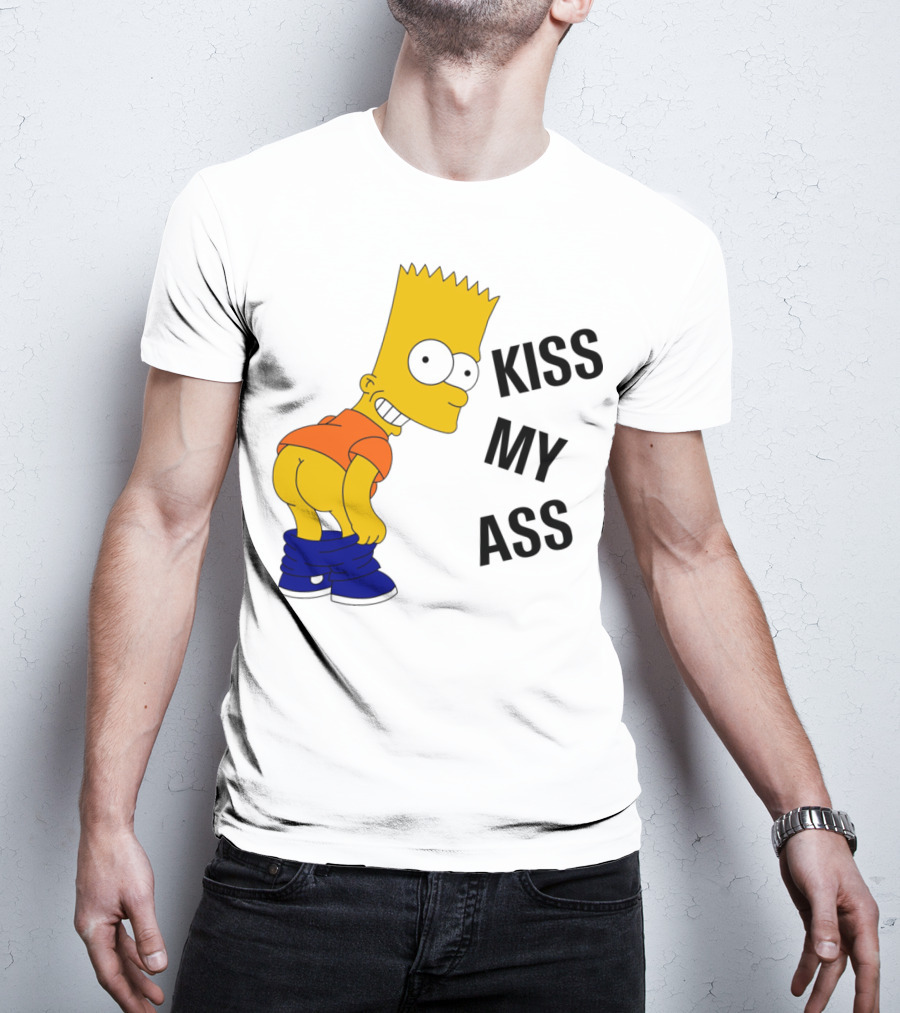 Bart Simpson Kiss My Ass T-Shirt