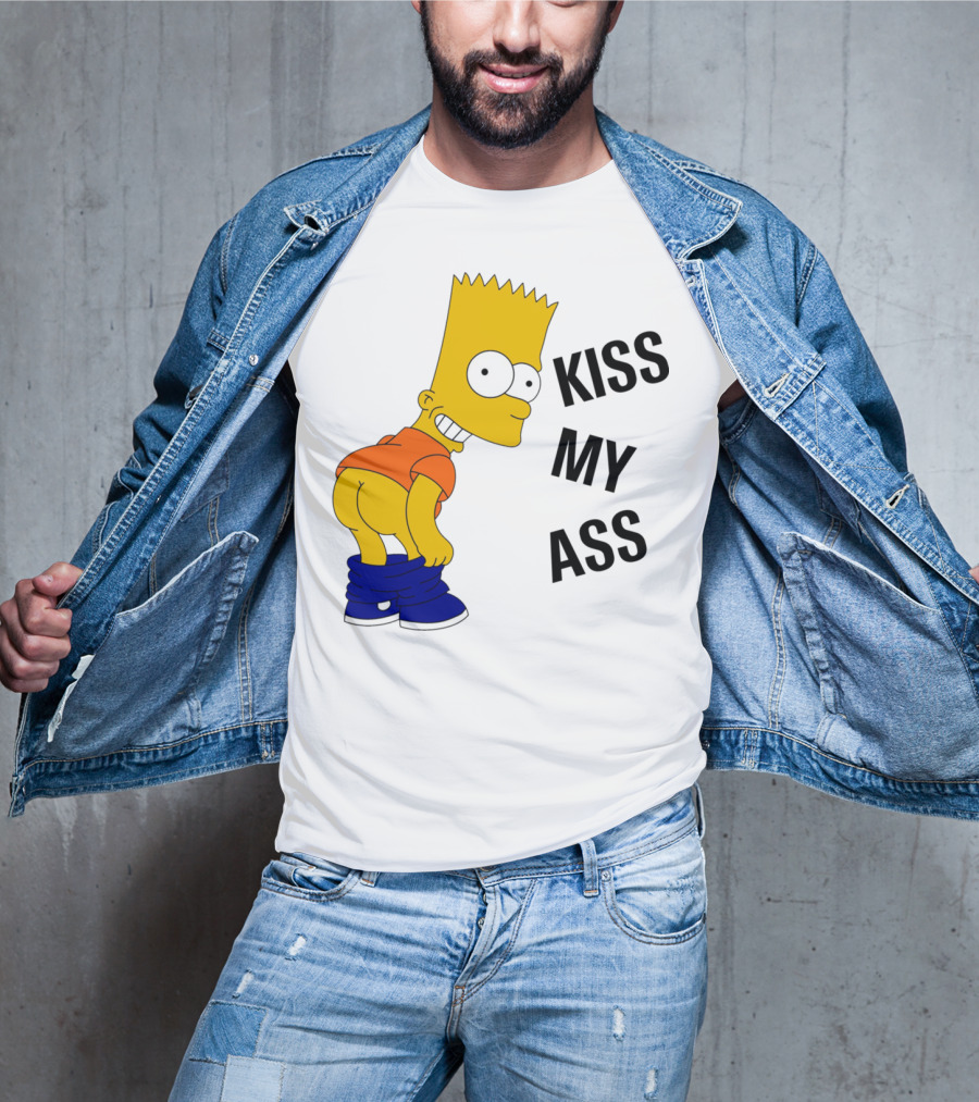 Bart Simpson Kiss My Ass T-Shirt