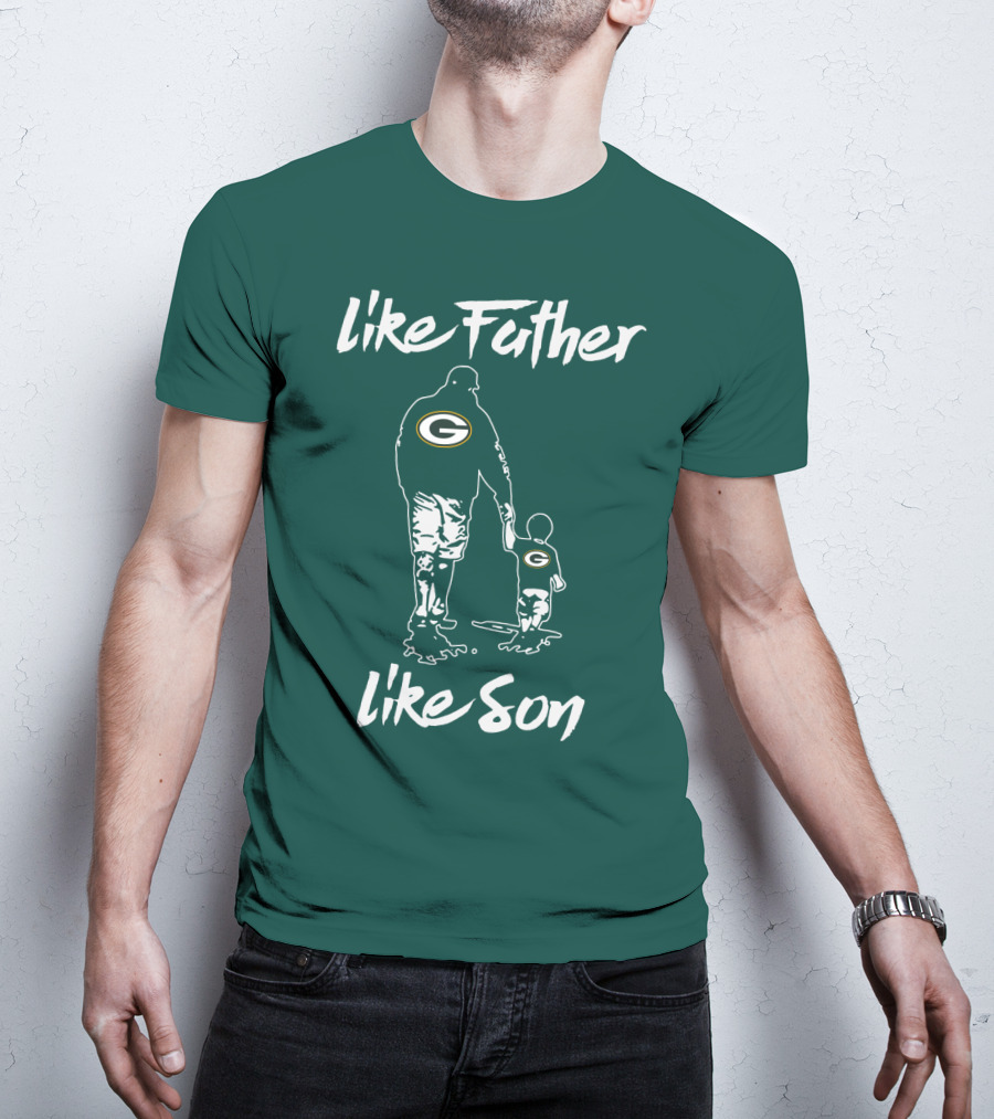 Like Father Like Son Green Bay Packers T-Shirt
