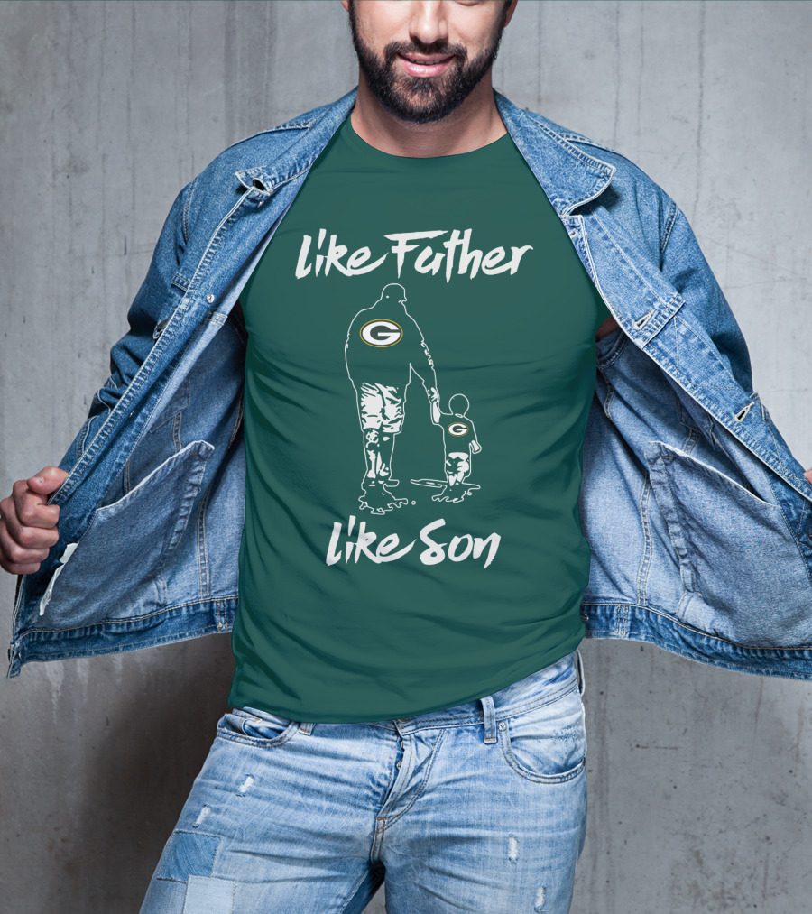 Like Father Like Son Green Bay Packers T-Shirt