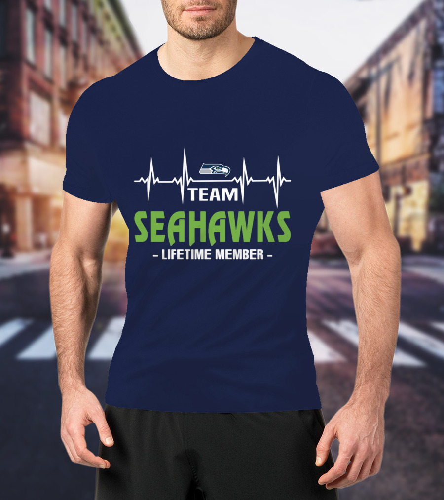 Team Seahawks Lifetime Member T-Shirt