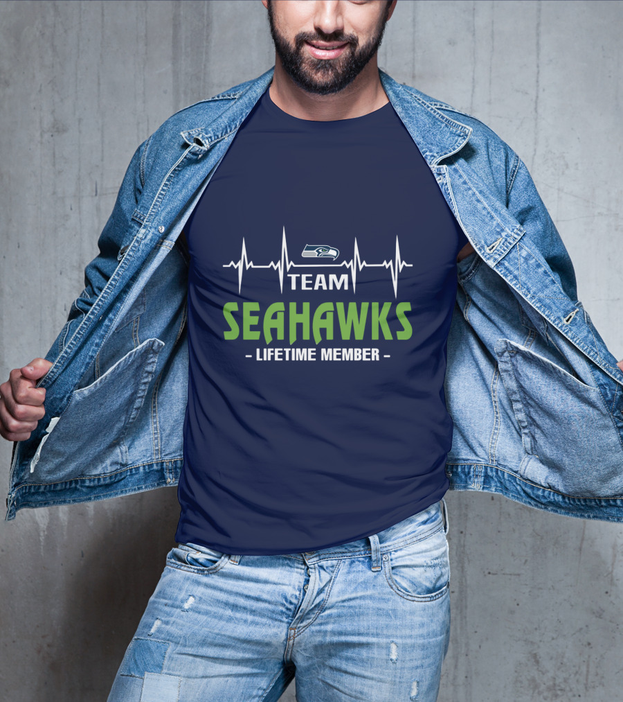 Team Seahawks Lifetime Member T-Shirt