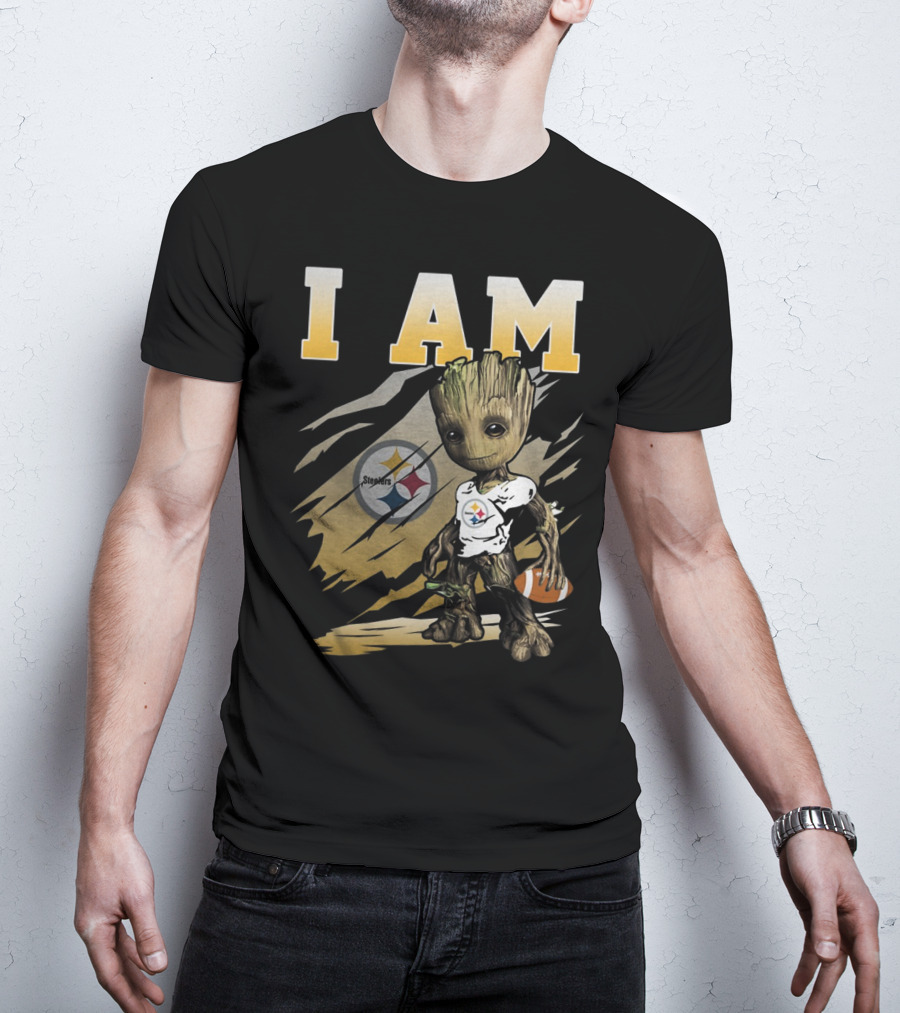 I Am Pittsburgh Steelers Groot Football T-Shirt