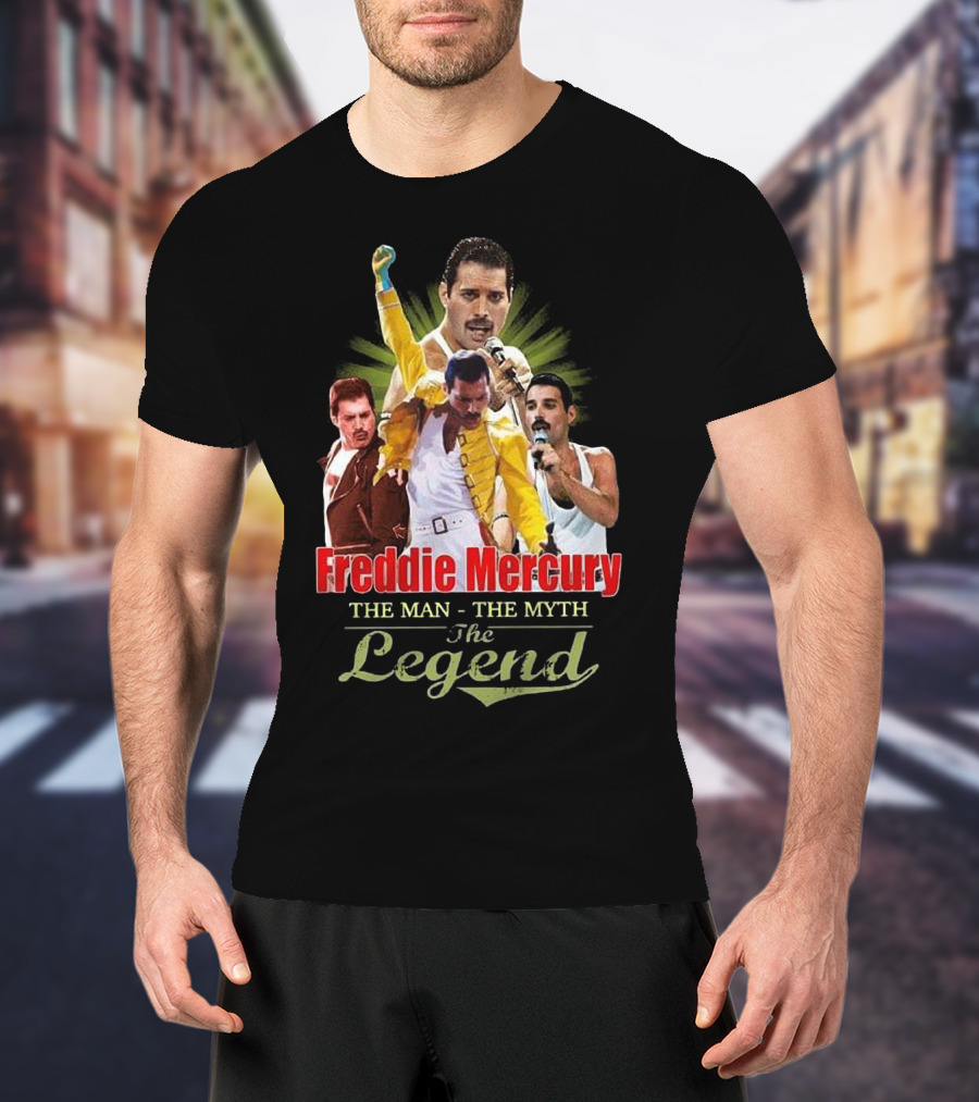 Freddie Mercury The Man The Myth The Legend T-Shirt