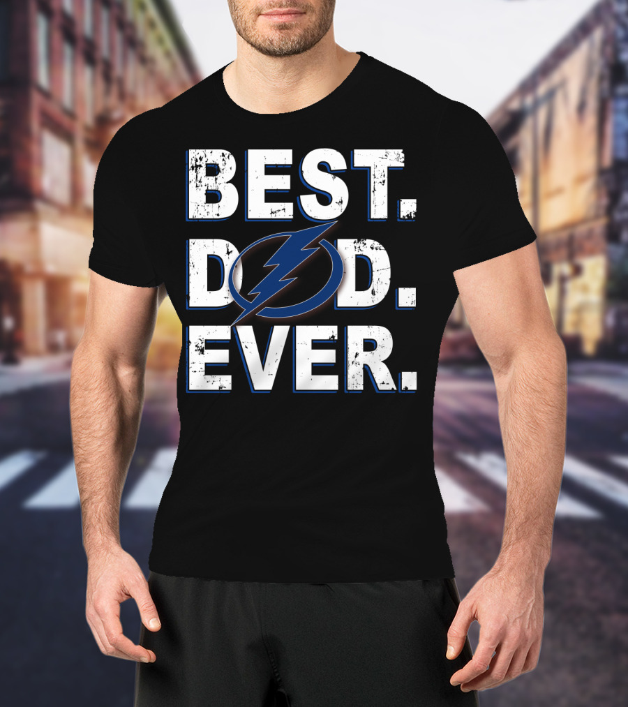 Best Dad Ever Tampa Bay Lightning T-Shirt