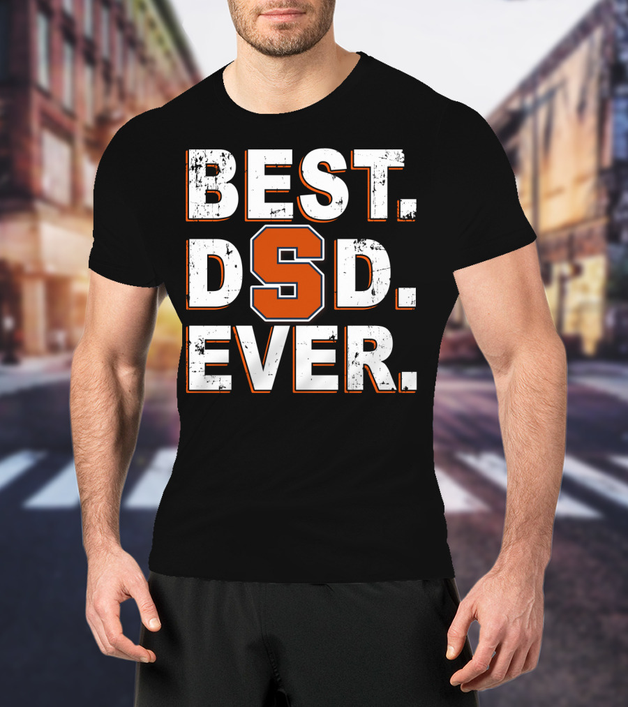 Best Dad Ever Syracuse Orange S Logo Inspiration T-Shirt