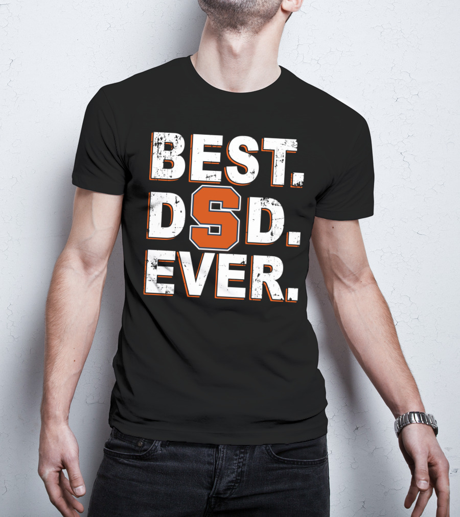 Best Dad Ever Syracuse Orange S Logo Inspiration T-Shirt