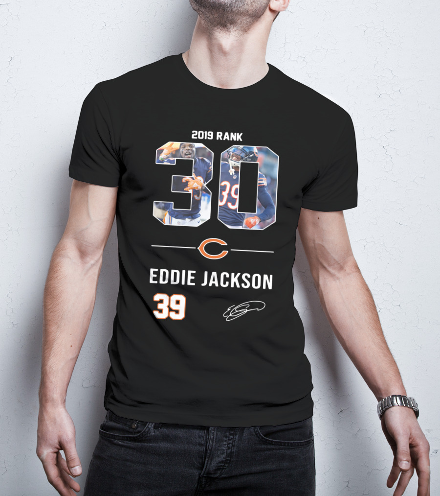 Rank 30 Chicago Bears Eddie Jackson T-Shirt