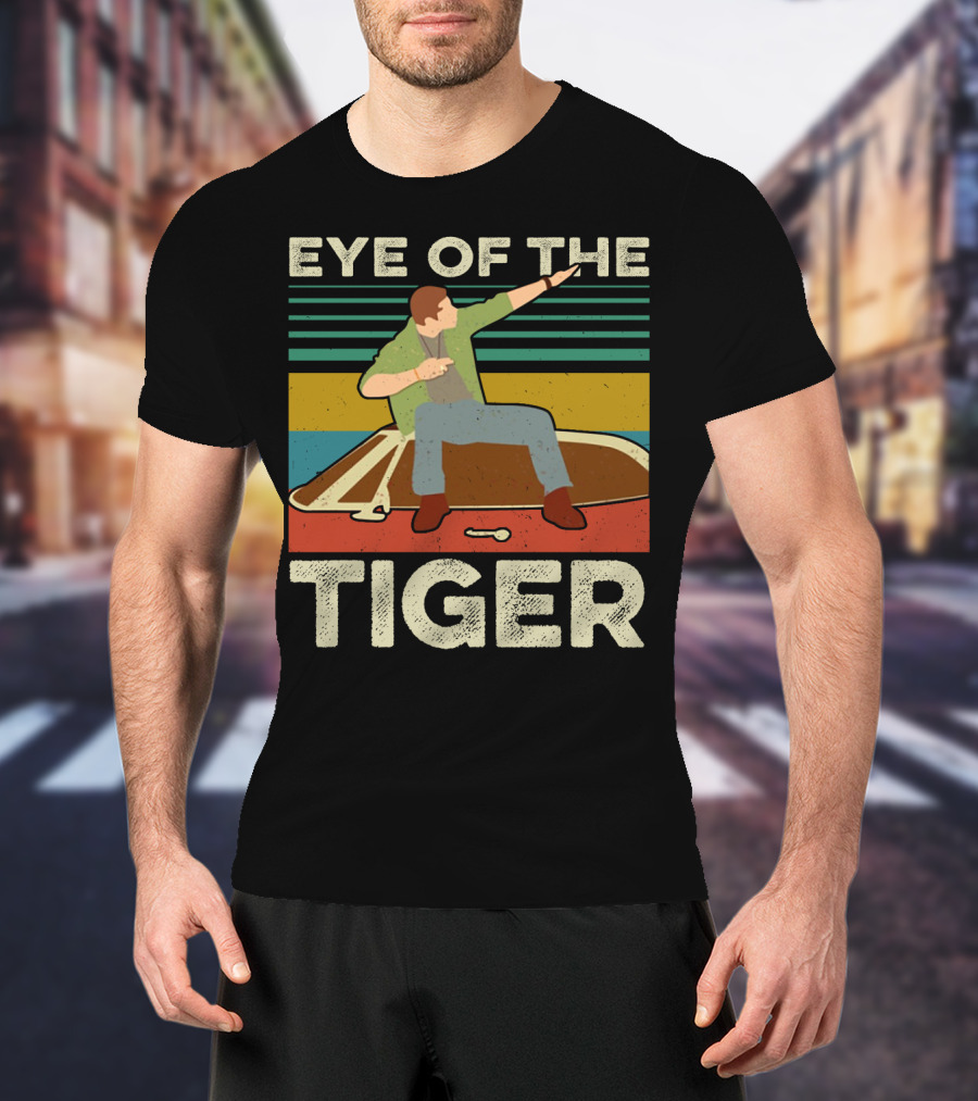 Supernatural Dean Eye Of The Tiger Retro Pose T-Shirt