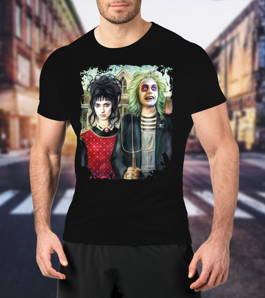 American Gothic Beetlejuice Lydia House T-Shirt
