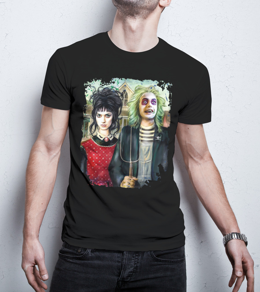 American Gothic Beetlejuice Lydia House T-Shirt