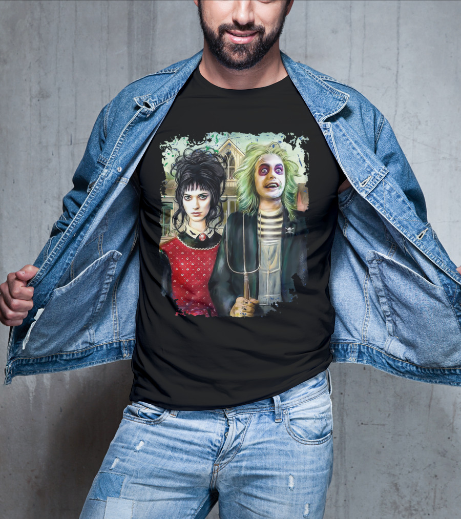 American Gothic Beetlejuice Lydia House T-Shirt