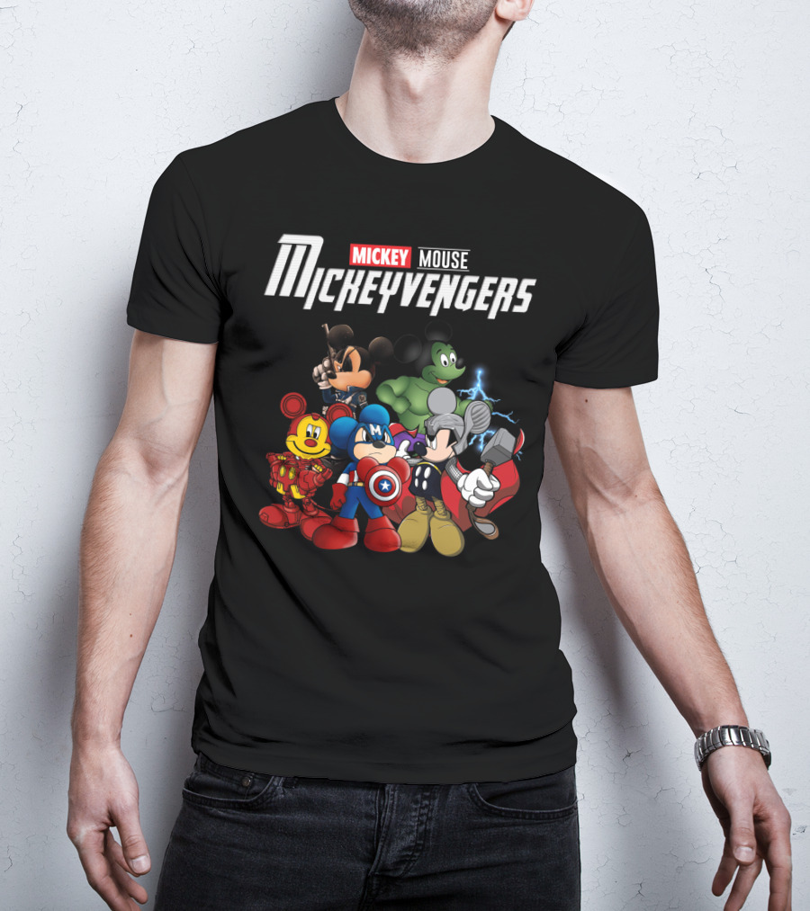 Mickey Mouse Mickeyvengers Marvel Avengers Endgame Disney Crossover T-Shirt