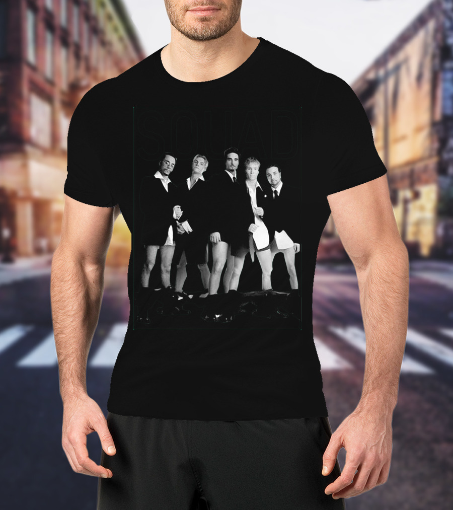 Squad Backstreet Boys Rolling Stone Style T-Shirt