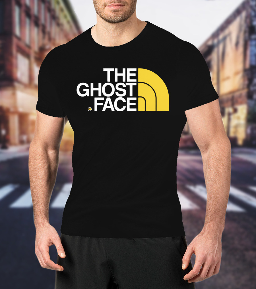 Wu Tang Clan The Ghost Face North Face Logo T-Shirt