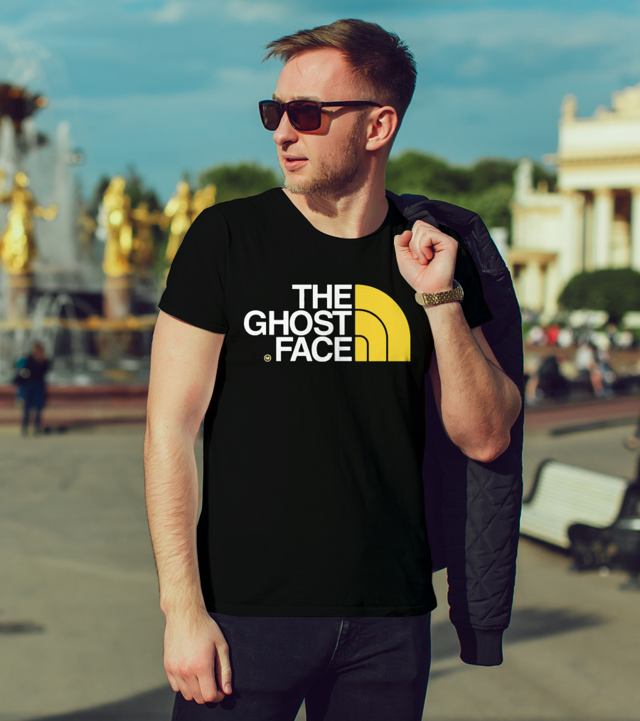 Wu Tang Clan The Ghost Face North Face Logo T-Shirt