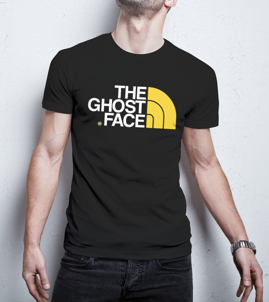 Wu Tang Clan The Ghost Face North Face Logo T-Shirt
