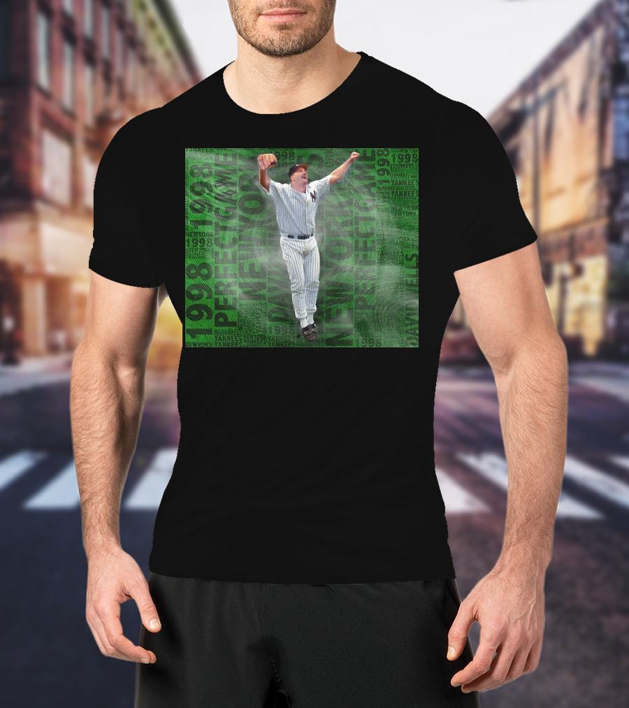David Wells 1998 New York Yankees Perfect Game T-Shirt