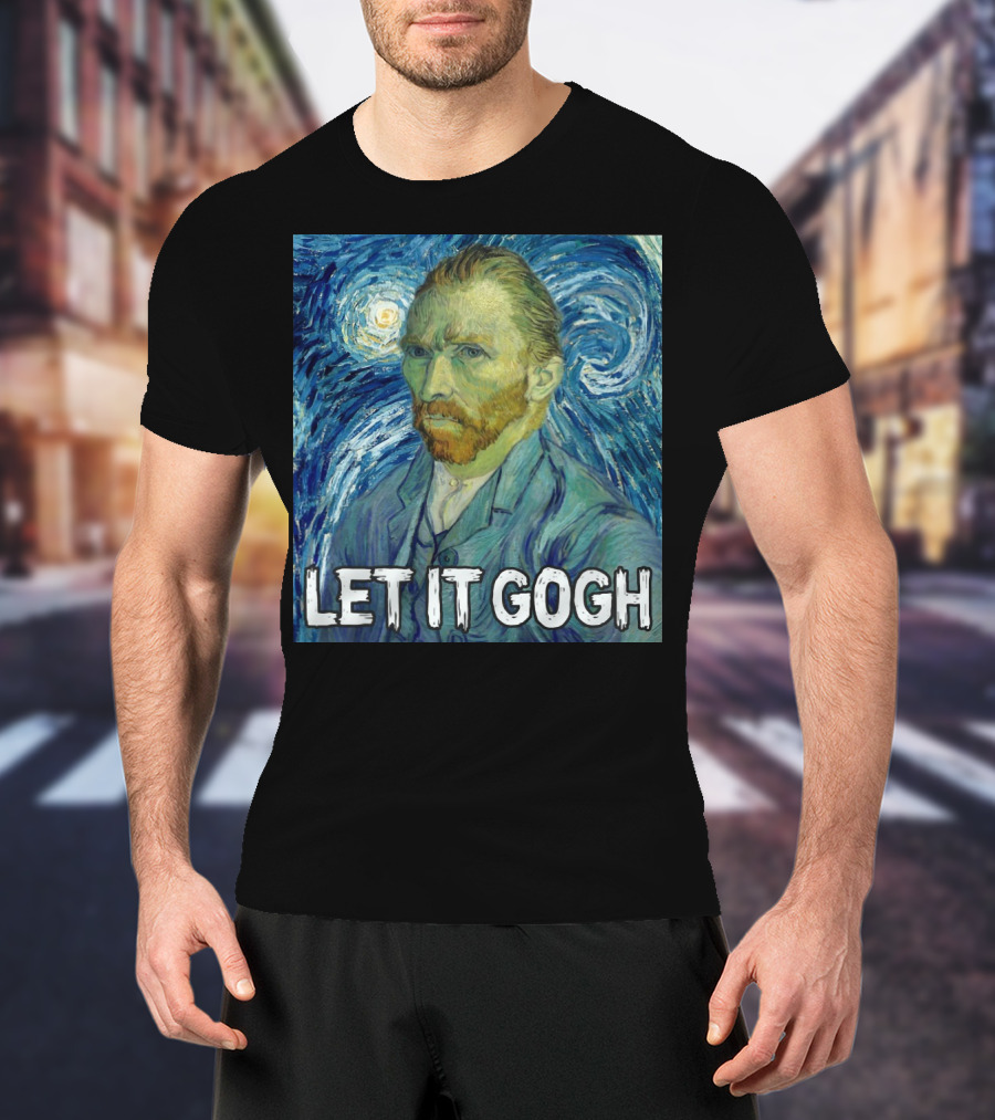 Vincent Van Gogh Let It Gogh Starry Night T-Shirt