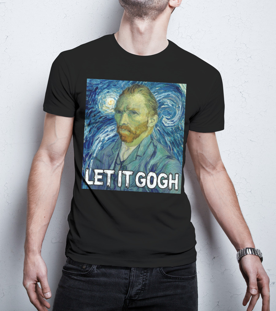 Vincent Van Gogh Let It Gogh Starry Night T-Shirt