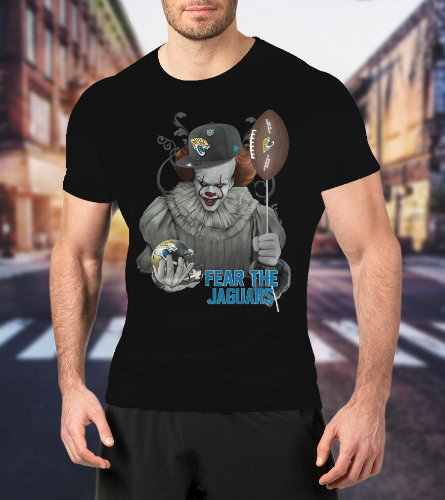 Pennywise Fear The Jaguars Nfl Jacksonville Football T-Shirt
