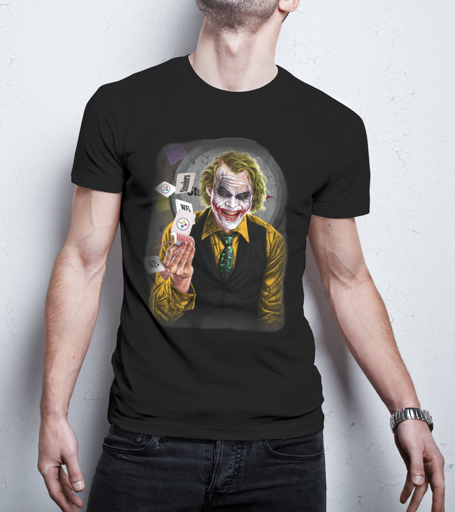 Pittsburgh Steelers Joker Nfl Playing Cards T-Shirt