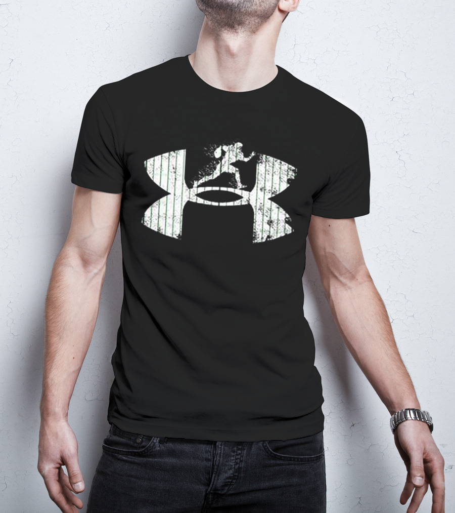 Under Armour Football Logo With Running Athlete T-Shirt