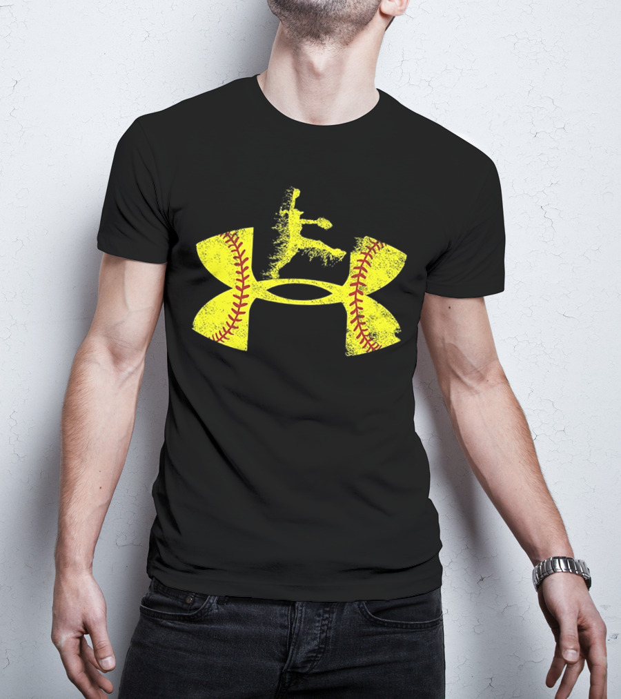 Under Armour Softball Player Jumping T-Shirt
