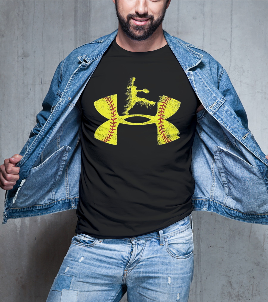 Under Armour Softball Player Jumping T-Shirt