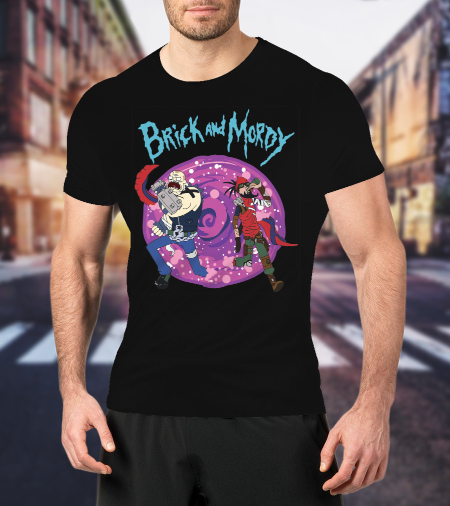Brick And Moroy Portal Crossover Adventure T-Shirt