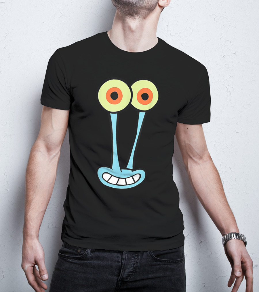 Gary Halloween Snail Cartoon Face Funny Group Costume T-Shirt