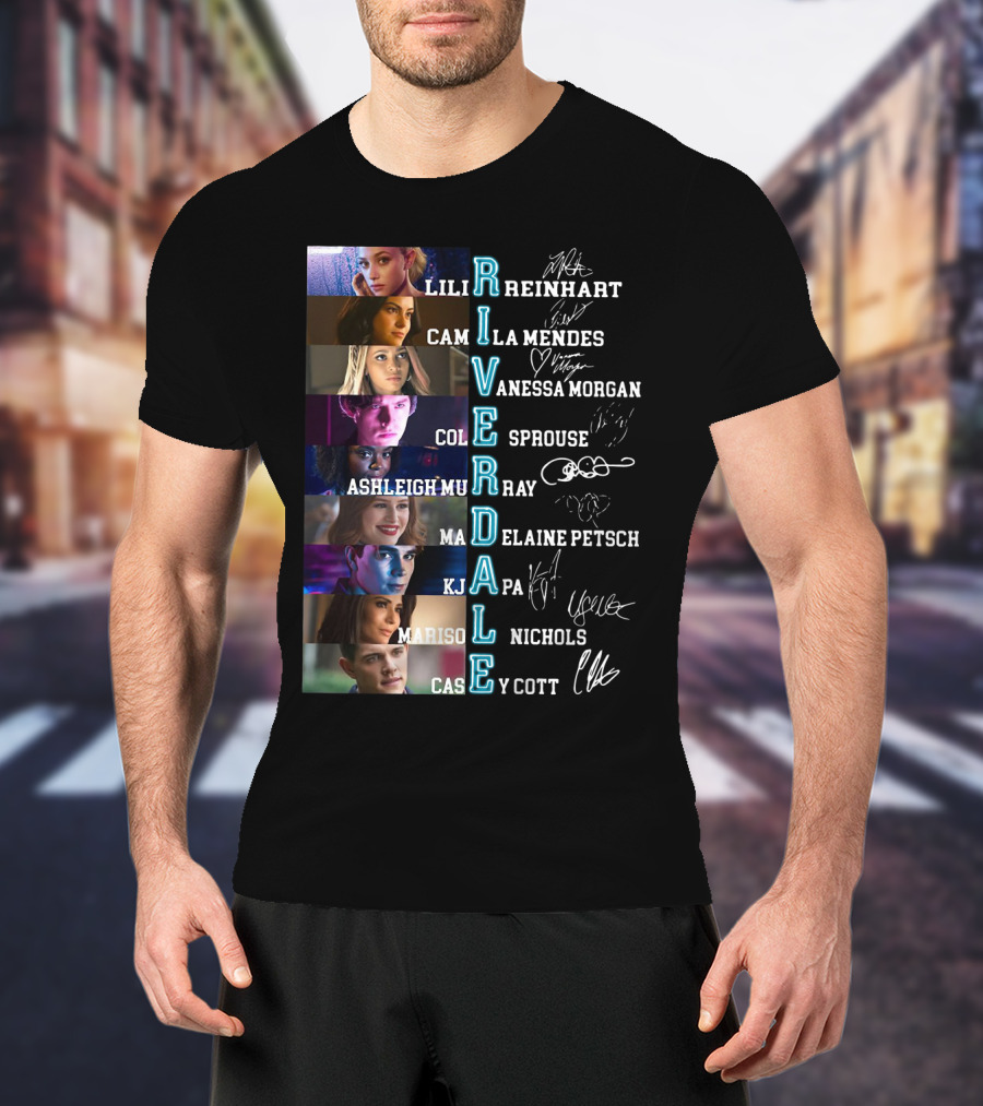 Riverdale Lili Reinhart Camila Mendes Vanessa Morgan Cole Sprouse Ashleigh Murray Madelaine Petsch Kj Apa Marison Nichols Casey Cott T-Shirt