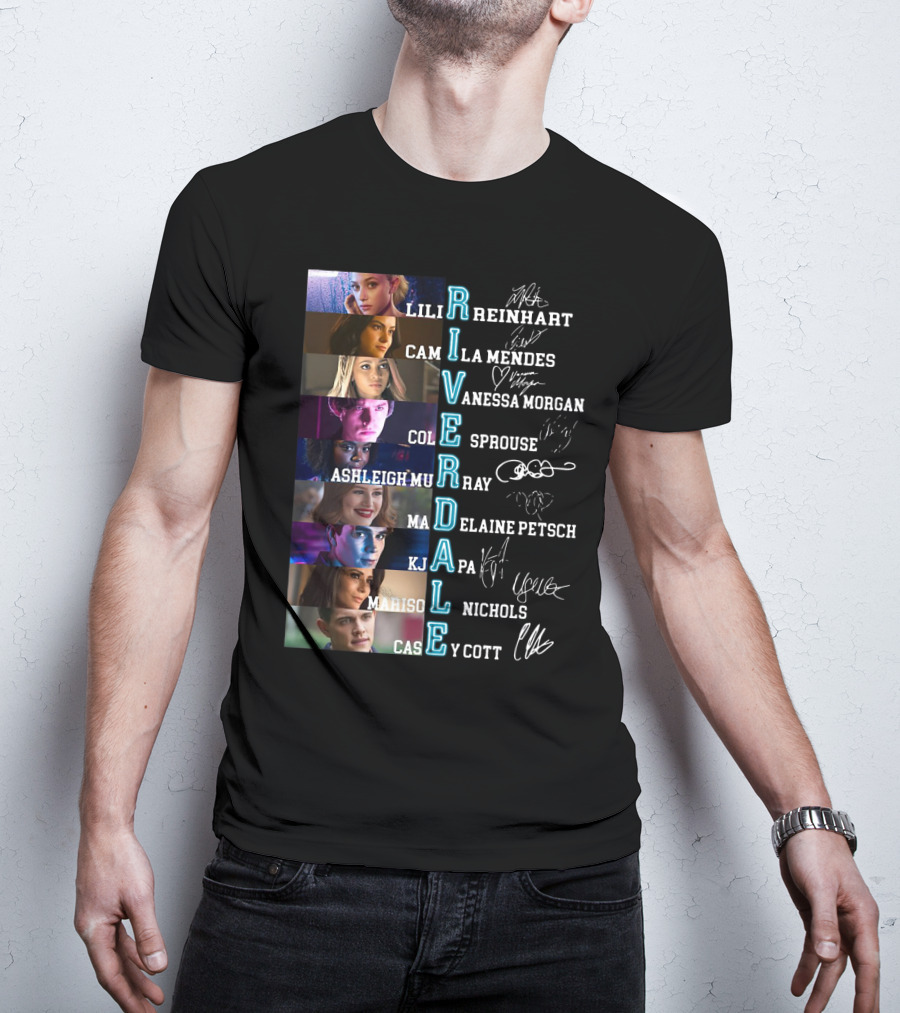 Riverdale Lili Reinhart Camila Mendes Vanessa Morgan Cole Sprouse Ashleigh Murray Madelaine Petsch Kj Apa Marison Nichols Casey Cott T-Shirt