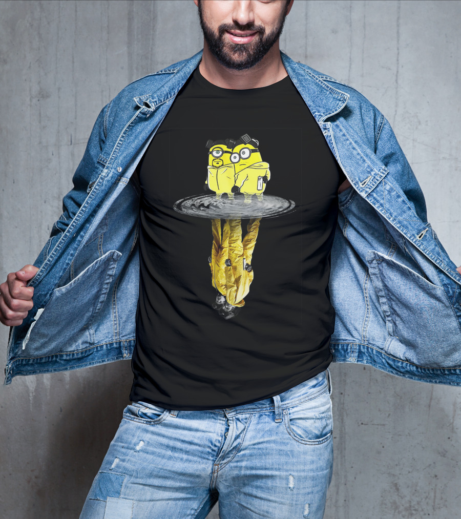Minion Walter White Jesse Breaking Bad Reflection T-Shirt