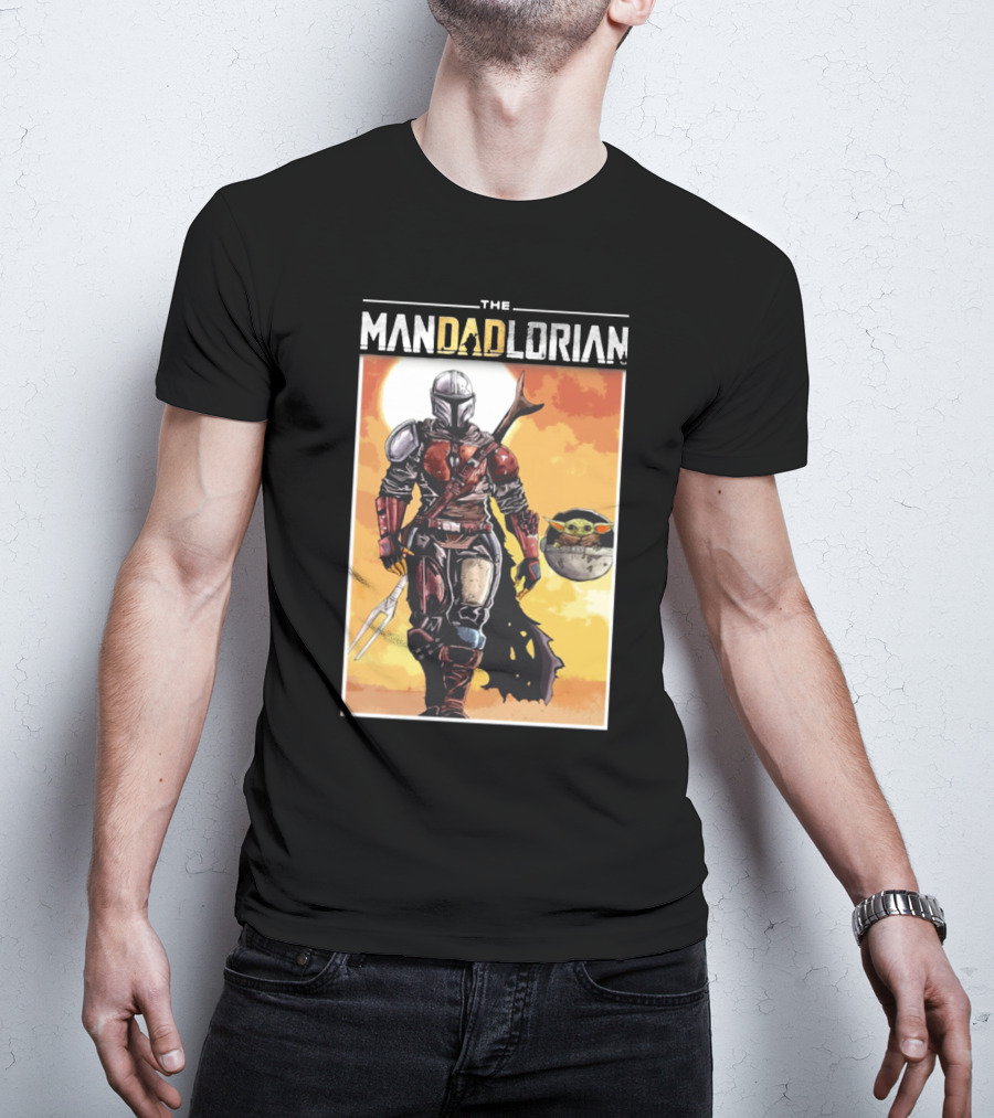 The Mandadlorian Dad Yoda The Mandalorian T-Shirt