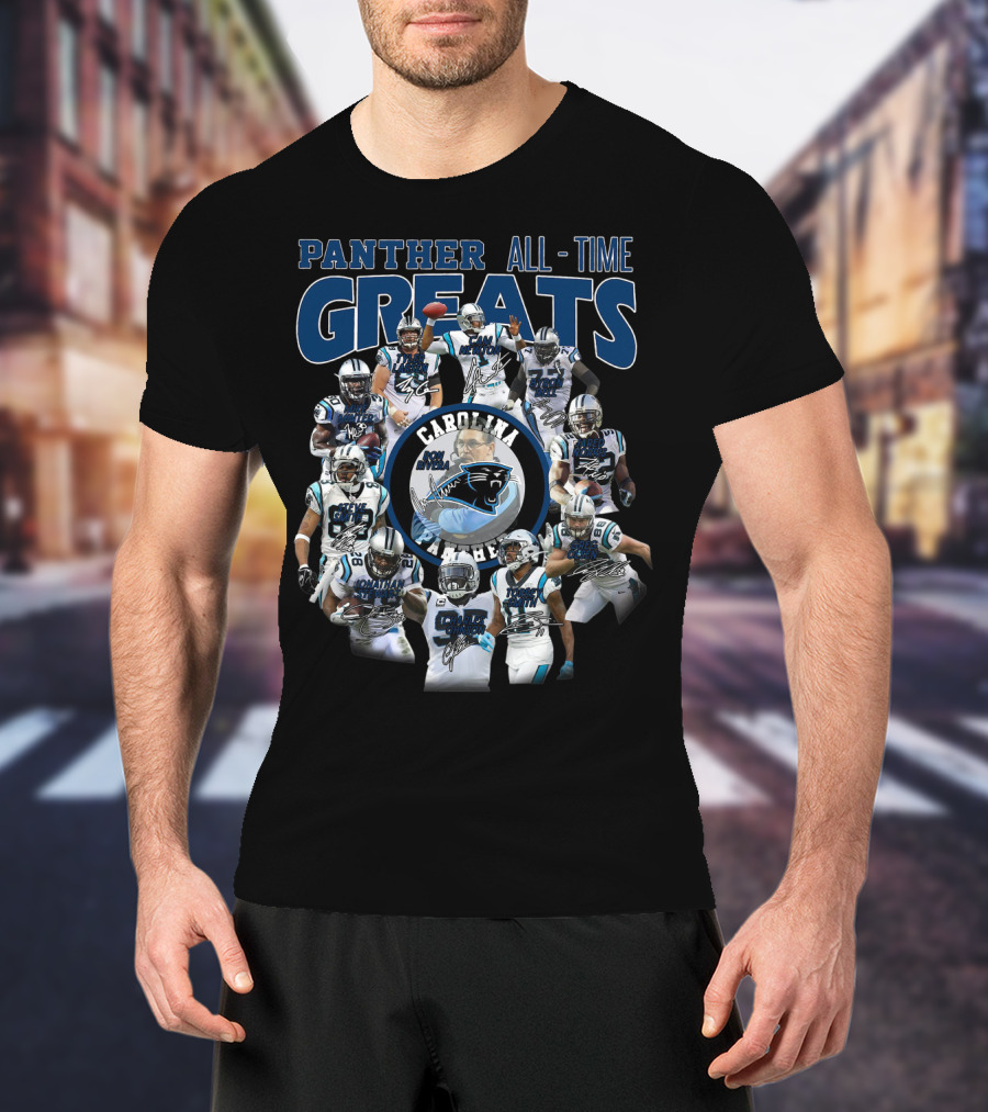 Panther All-Time Greats Carolina Panthers T-Shirt