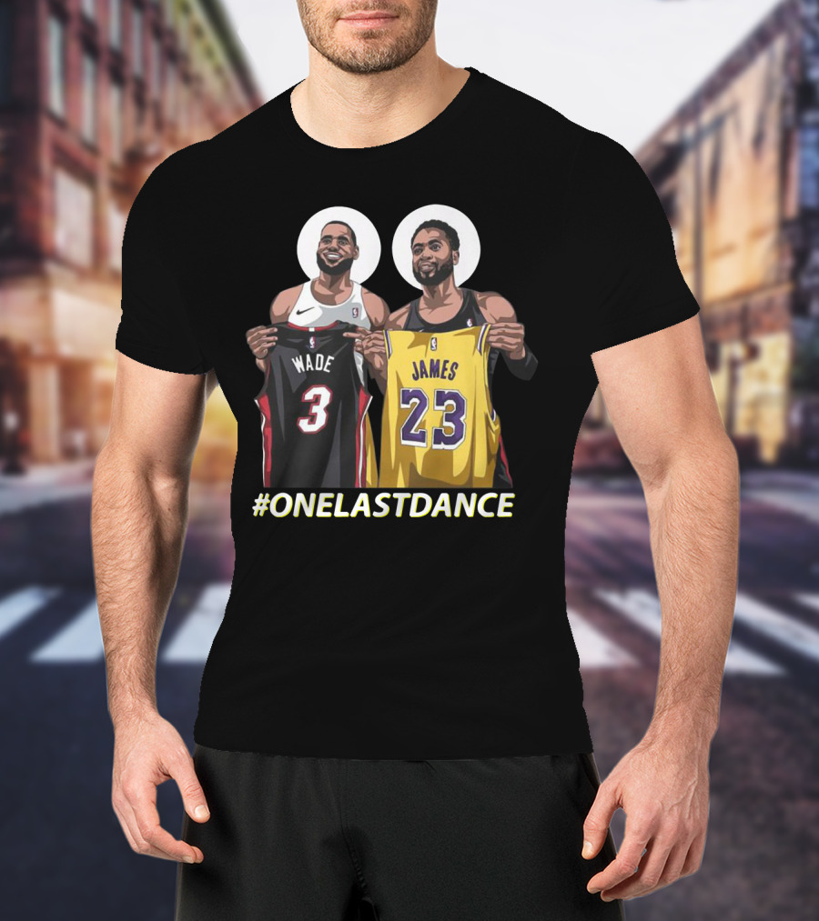Wade 3 James 23 One Last Dance T-Shirt