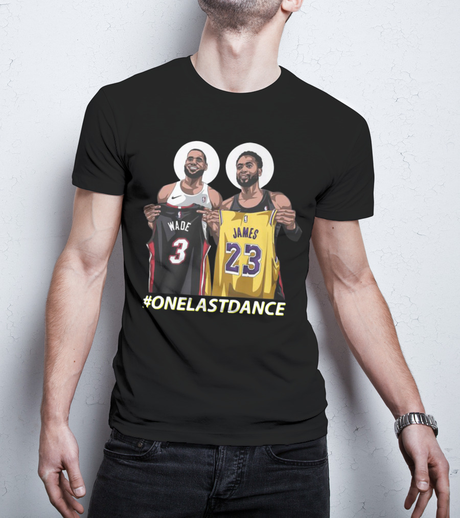 Wade 3 James 23 One Last Dance T-Shirt