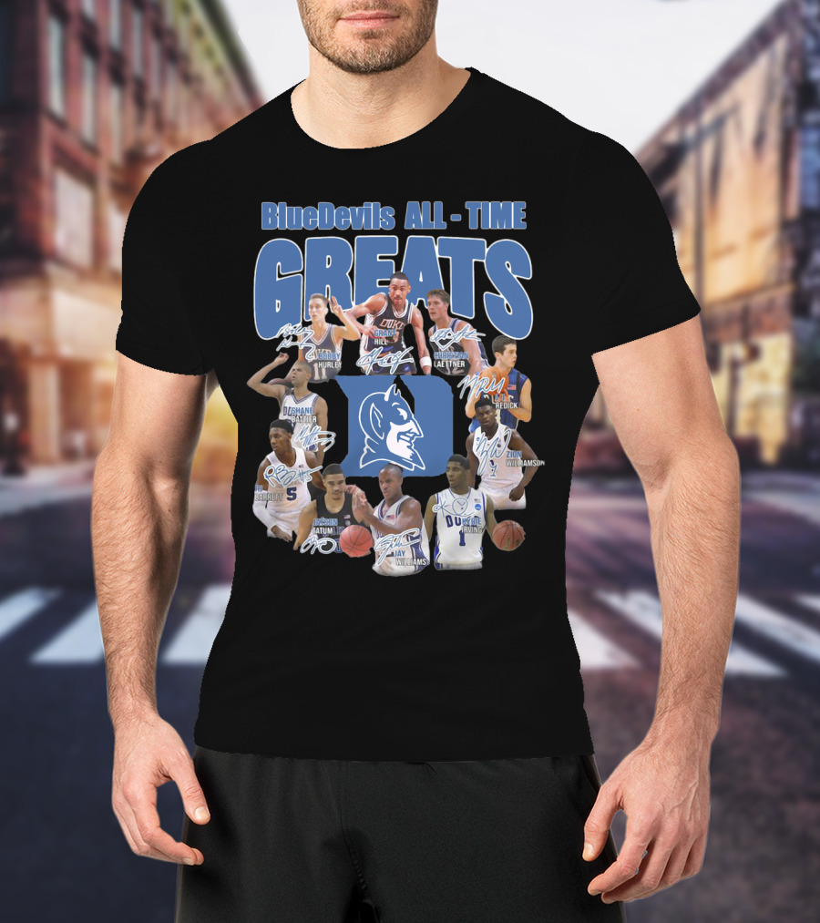 Blue Devils All-Time Greats Duke Basketball T-Shirt