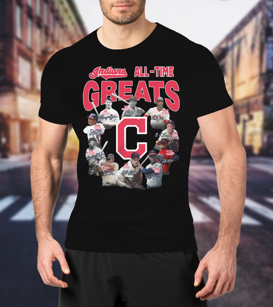 Indians All-Time Greats Cleveland Legends T-Shirt